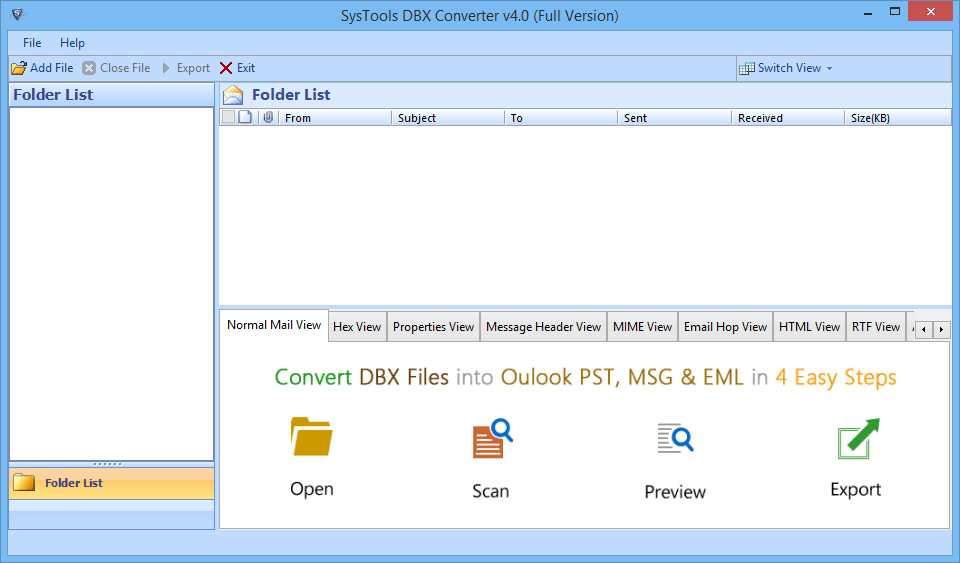 DBX Converter Tool